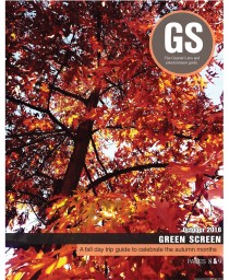 Green Screen magazine cover design and photo taken by Natasha Chanda.