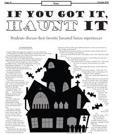 Haunted House illustration designed by Natasha Chanda. Page design by Whitney Knorp.
